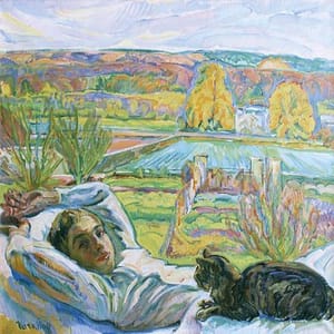 Artwork Title: La sieste dans le Jardin d'Orsay