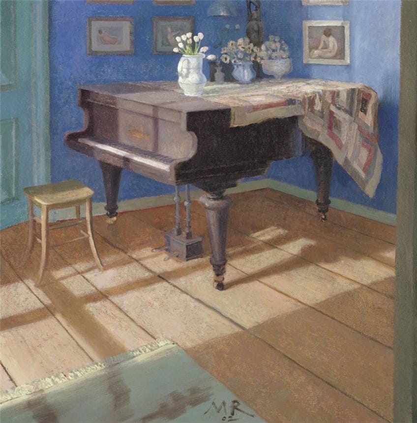 Artwork Title: Interior with Piano