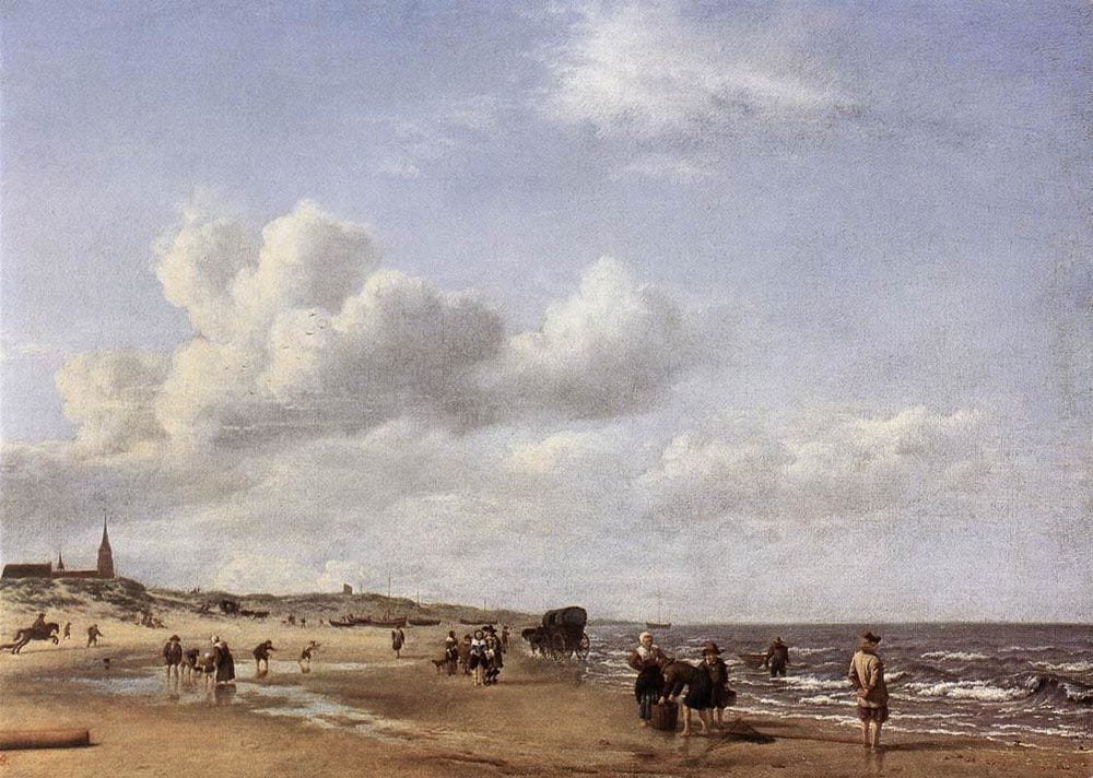 Artwork Title: The Beach At Scheveningen