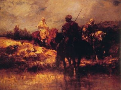 Artwork Title: Arabs on Horseback