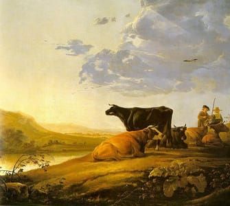 Artwork Title: Young Herdsman With Cows