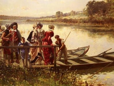 Artwork Title: At The Ferry