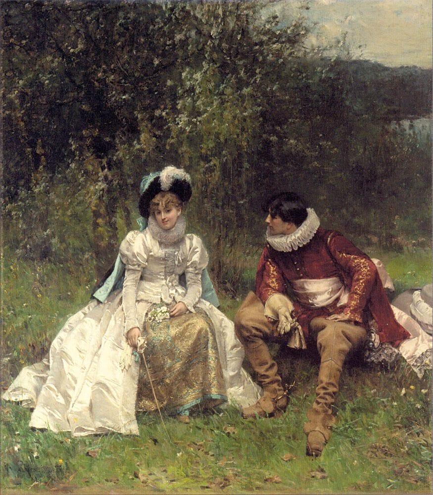 Artwork Title: The Courtship