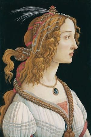 Artwork Title: Idealized Portrait of a Lady (Portrait of Simonetta Vespucci as Nymph)