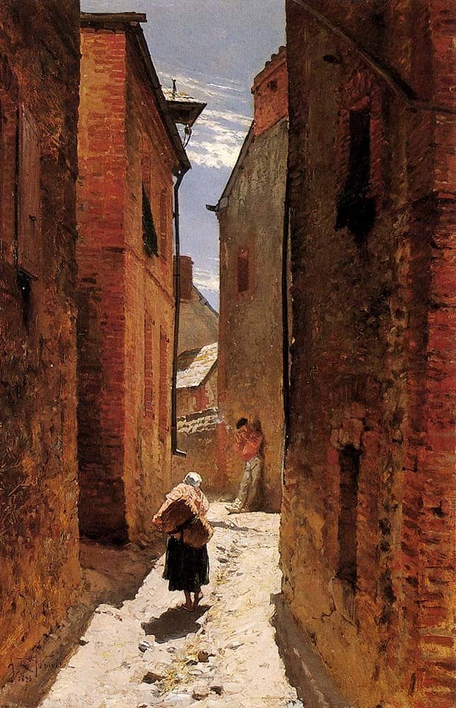 Artwork Title: Street in the Old Town