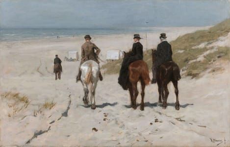 Artwork Title: Morning Ride on the Beach