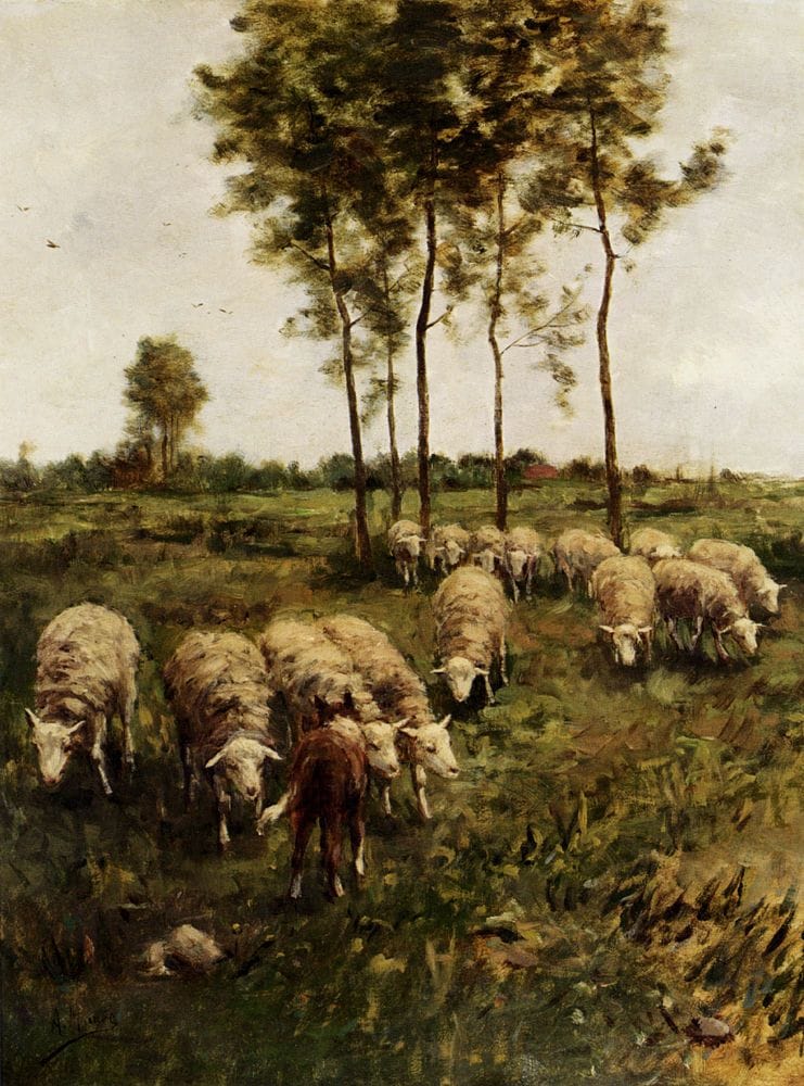 Artwork Title: Watching the Flock