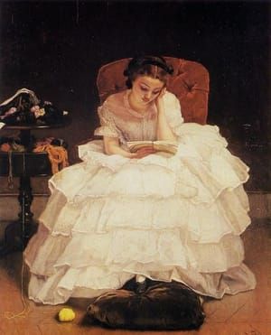 Artwork Title: Young Woman Reading