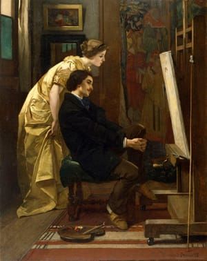 Artwork Title: The Painter and his Model
