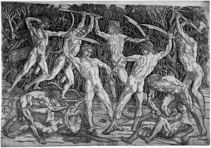 Artwork Title: The Battle of Nude Men