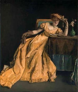 Artwork Title: Lady in Yellow