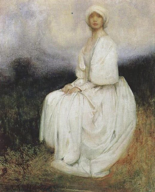 Artwork Title: The girl in white,  1895