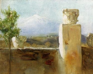 Artwork Title: Mount Etna From Taormina