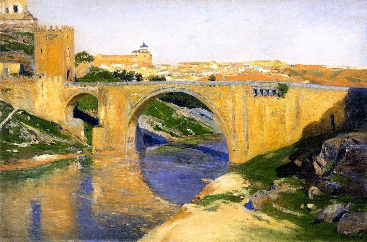 Artwork Title: El puente de Alcantara, Toledo