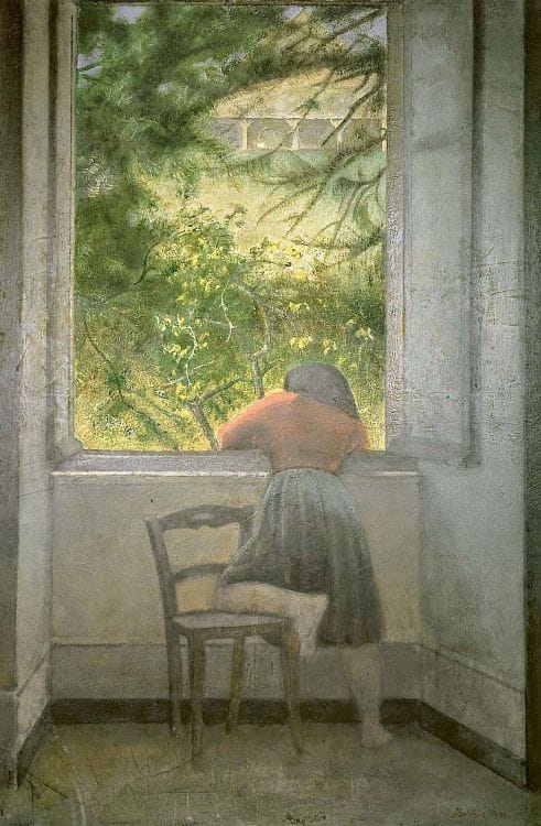 Artwork Title: Girl At The Window)