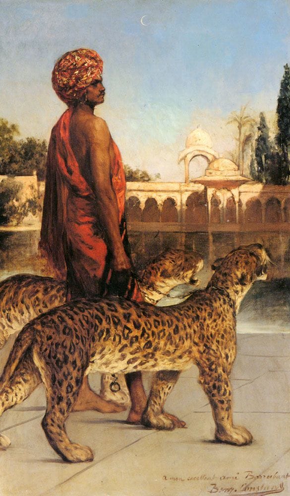 Artwork Title: The Palace Guard With Two Leopards
