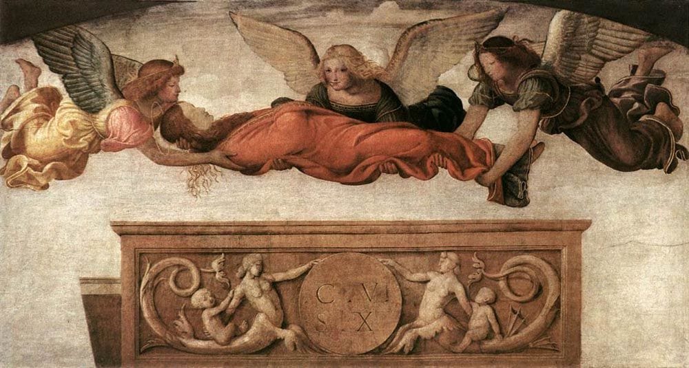 Artwork Title: St Catherine Carried To Her Tomb By Angels