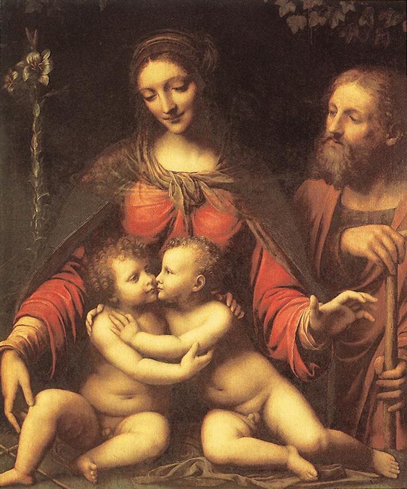 Artwork Title: Holy Family With The Infant St John