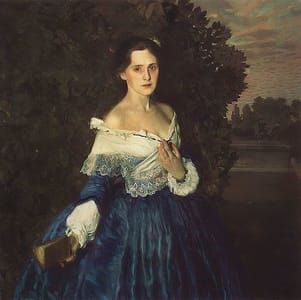 Artwork Title: Lady in Blue, 1897