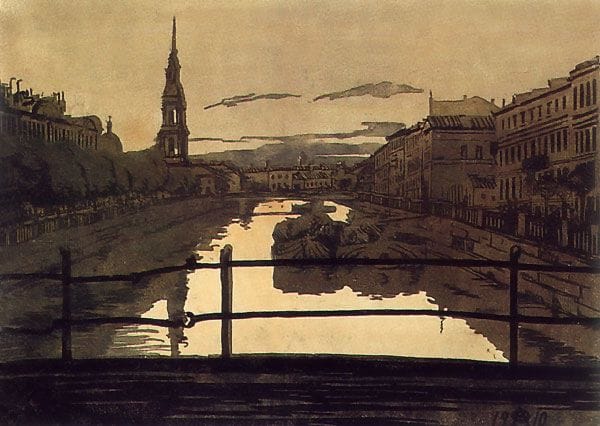 Artwork Title: The Kryukov Canal. St. Petersburg