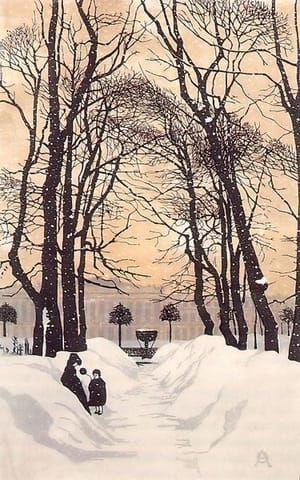 Artwork Title: The Summer Garden in Winter. St. Petersburg