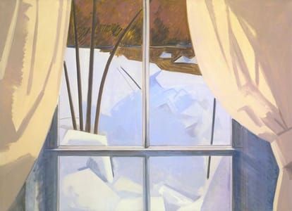 Artwork Title: Ice in Window