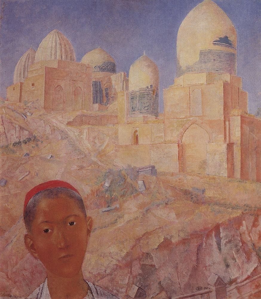 Artwork Title: Shah-i-Zinda.  Samarkand