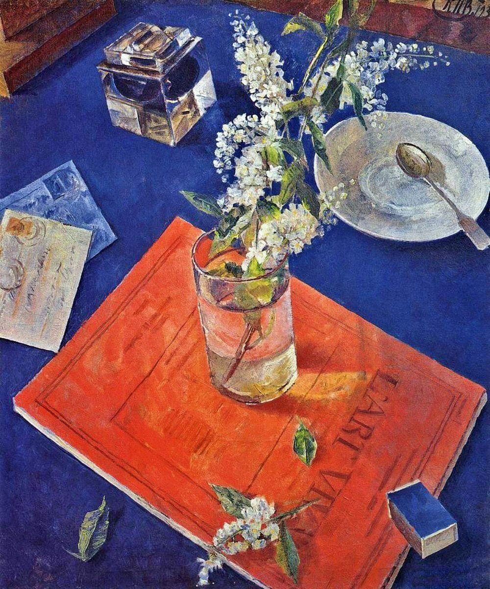 Artwork Title: Bird Cherry in a Glass,1932