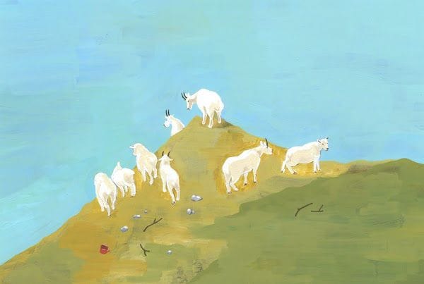 Artwork Title: Mountain Goat
