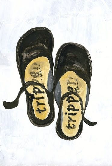 Artwork Title: my Shoes (Black Genuine Leather)