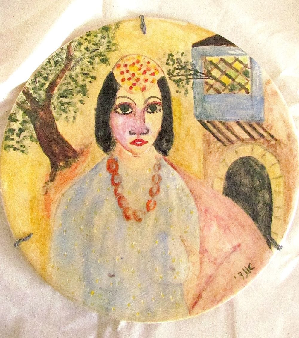 Artwork Title: Woman with Beads