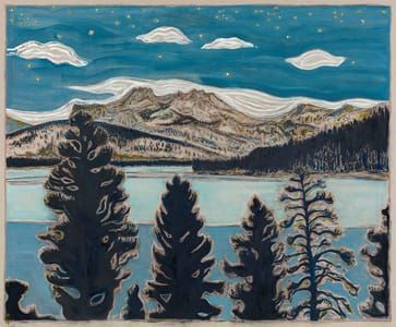Artwork Title: Stars over Fjord