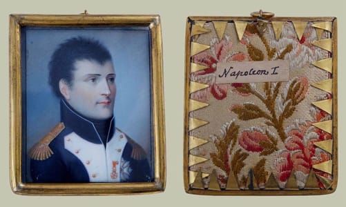 Artwork Title: Miniature Portrait of Emperor Napoleon I