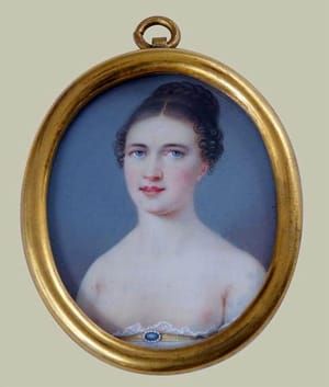 Artwork Title: Miniature of a Young Woman