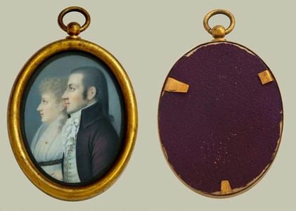 Artwork Title: Continental European Miniature Portrait