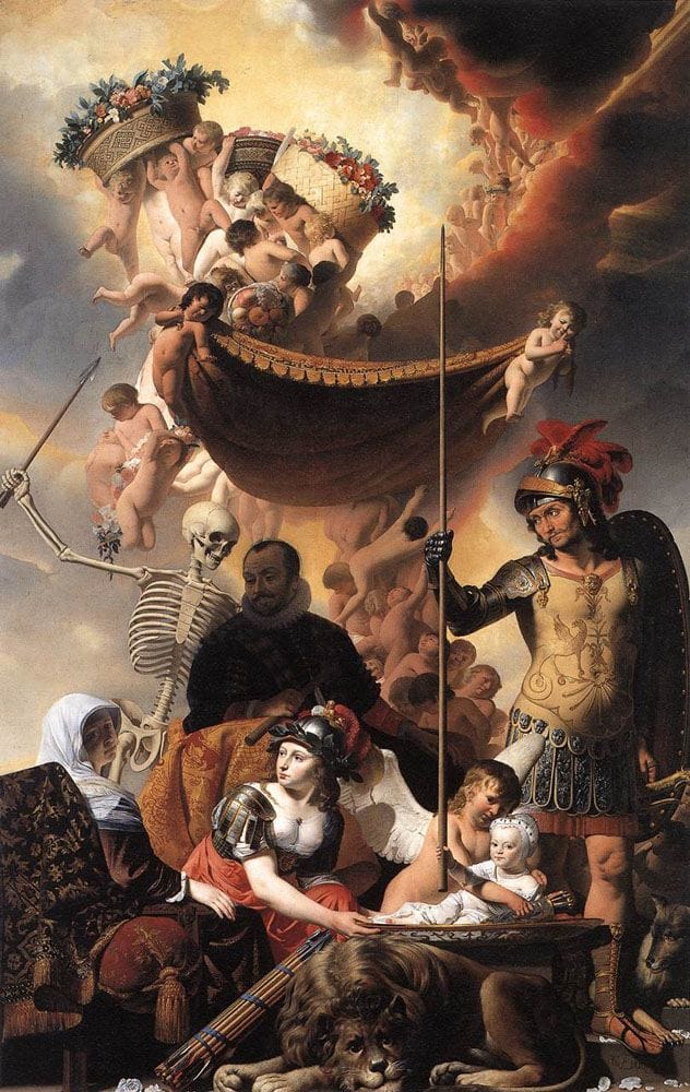 Artwork Title: Allegory Of The Birth Of Frederik Hendrik