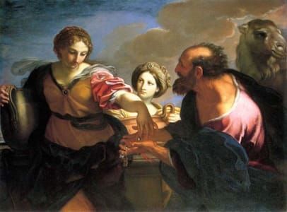 Artwork Title: Rebecca And Eliezer At The Well
