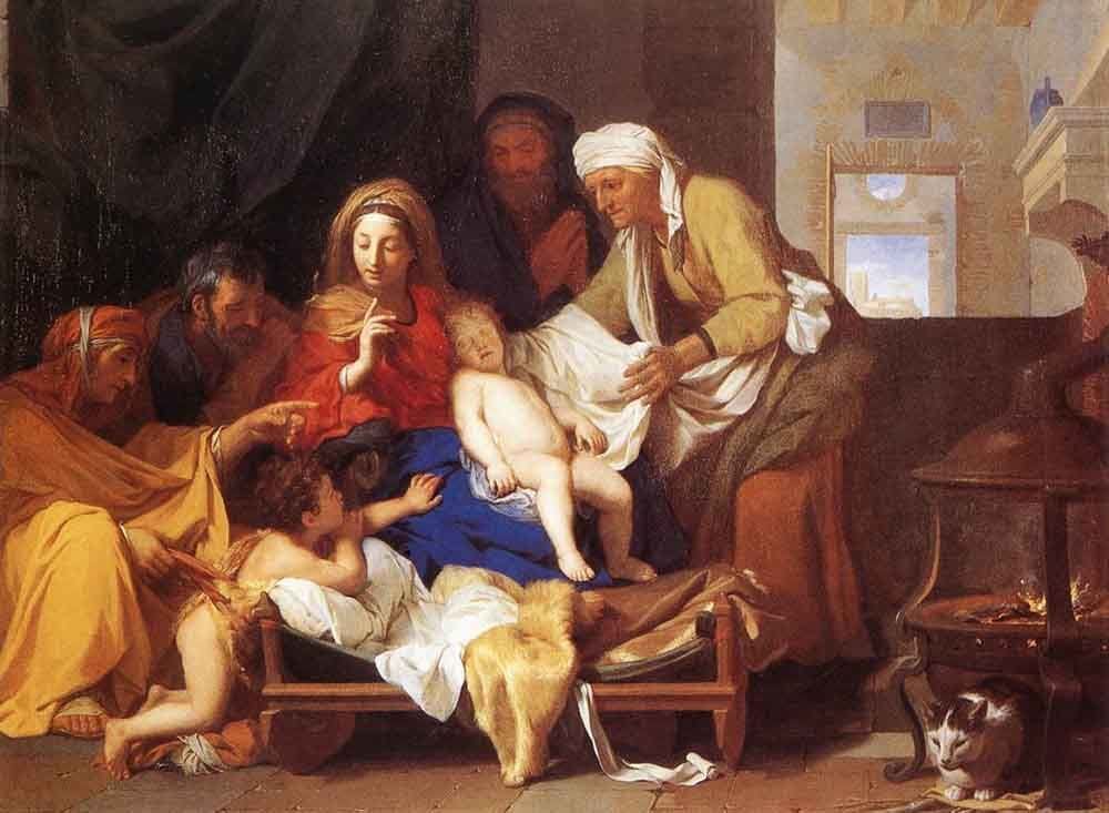 Artwork Title: Holy Family With The Adoration Of The Child