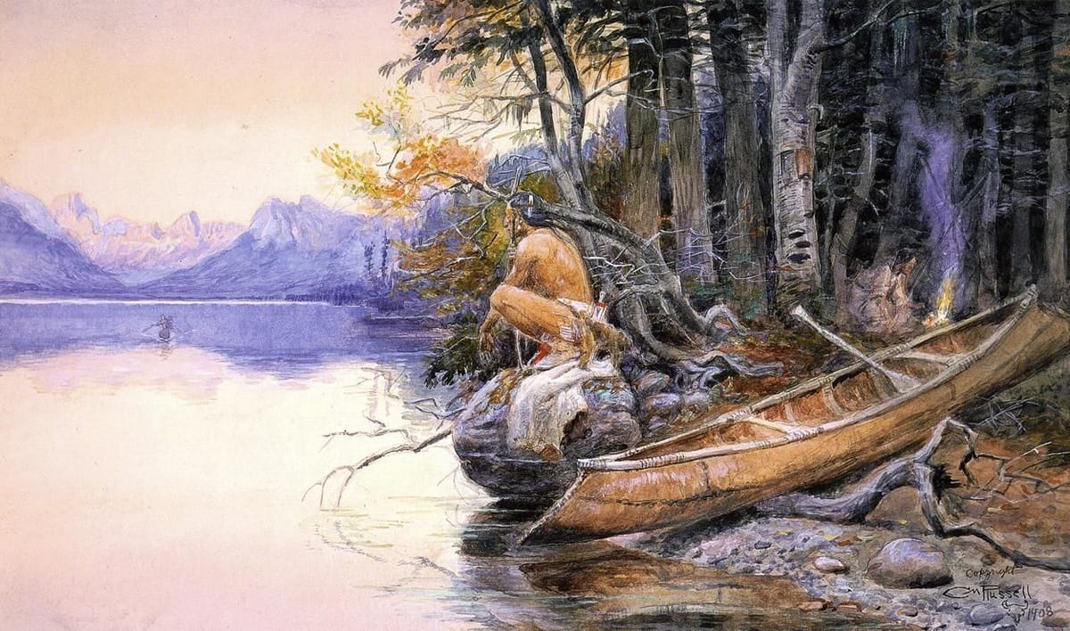 Artwork Title: Indian Camp Lake McDonald