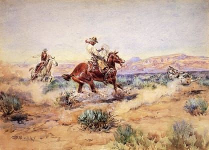 Artwork Title: Roping A Wolf