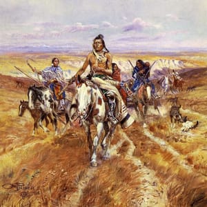 Artwork Title: When The Plains Were His