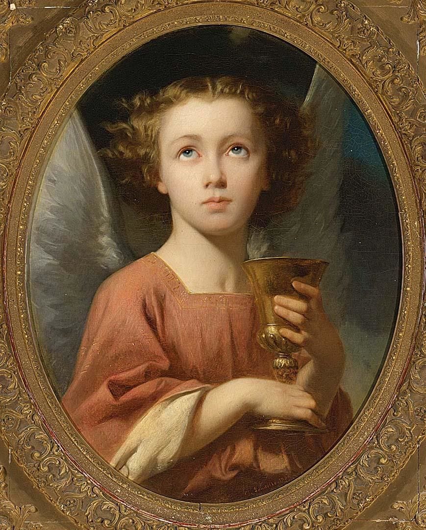 Artwork Title: An Angel Holding A Chalice