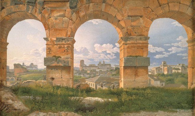 Artwork Title: A View through Three Arches of the Third Storey of the Colosseum