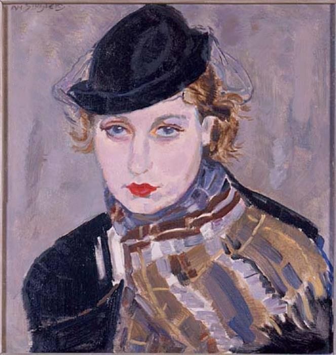 Artwork Title: Portrait of a Woman with Black Hat
