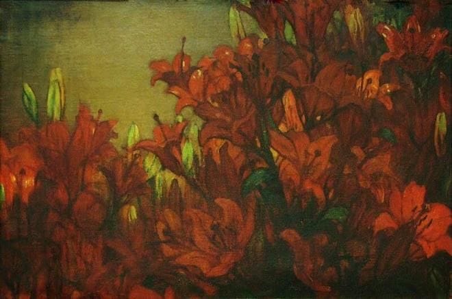 Artwork Title: Rode Lelies (Red Lilies)