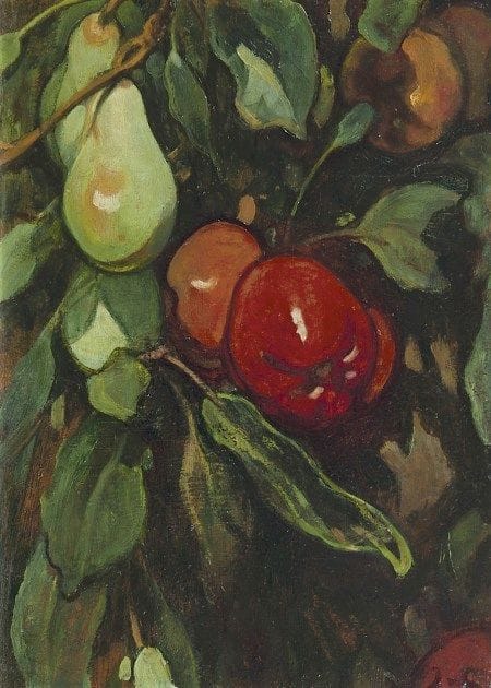 Artwork Title: Rode appels en peren (Red Apples and Pears)