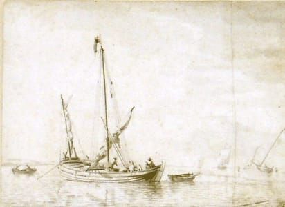 Artwork Title: A Small Boat In A Calm Sea