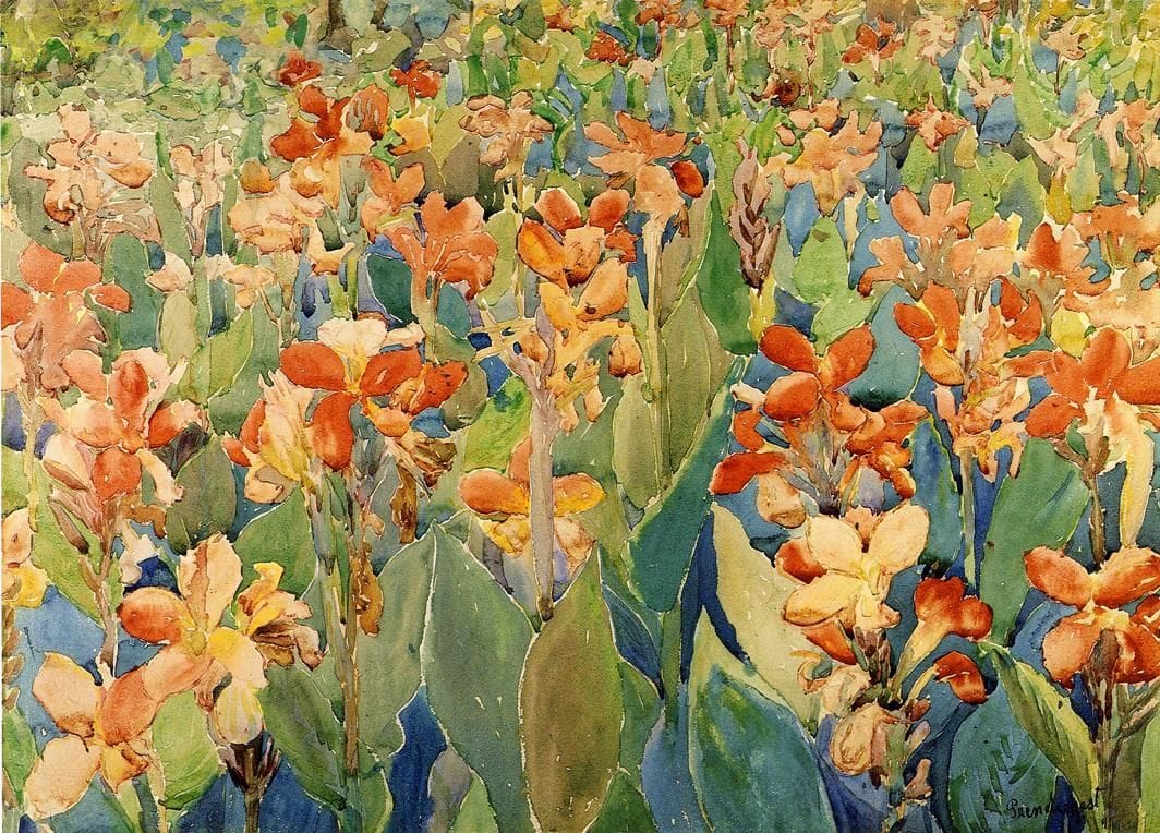 Artwork Title: Bed of Flowers (also known as Cannas or The Garden)