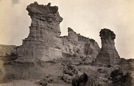 Artwork Title: Washakie Badlands, Wyoming, In 1872