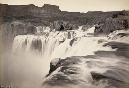 Artwork Title: Shoshone Falls, Snake River, Idaho In 1874